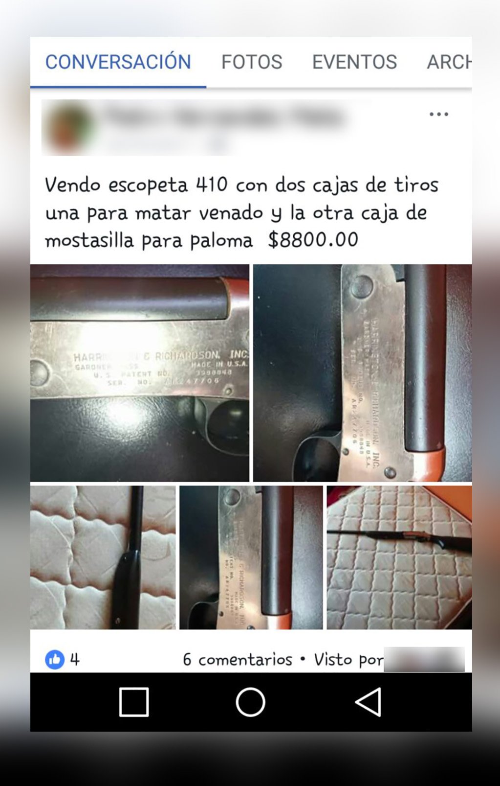 Prolifera venta de armas por redes sociales