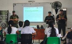 Reconoce Gallardo trabajo de proximidad de la Guardia Civil en escuelas de SLP sobre temas de salud mental