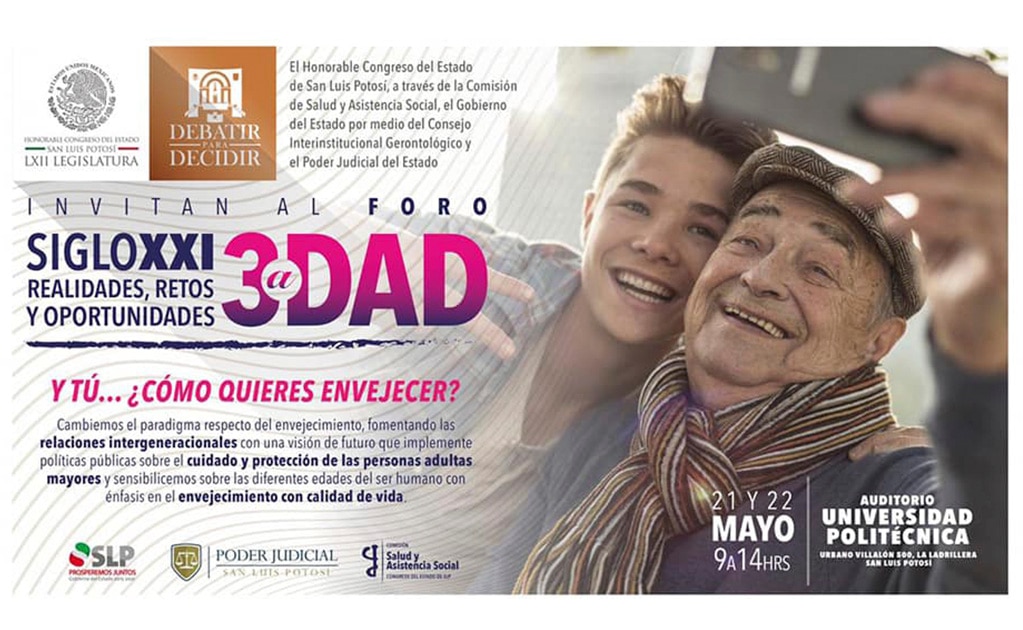 Realizarán foro para crear políticas públicas para personas mayores