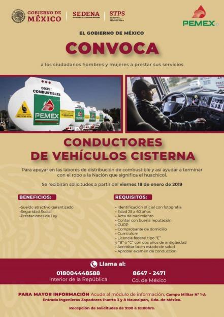 Preocupa a AMOTAC que transportistas vayan a operar pipas de Pemex