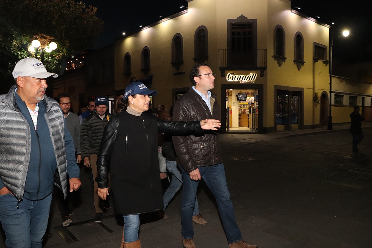 Supervisan obras de limpieza y mantenimiento en Centro Histórico