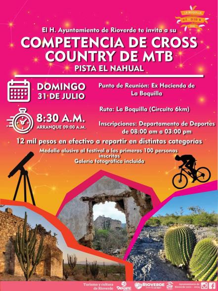 Paisajes, comida típica, cerveza y ciclismo de montaña en Festival cultural y deportivo de Rioverde