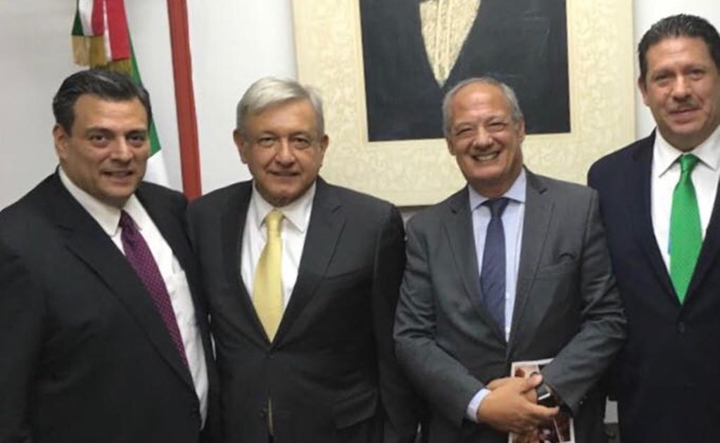 Mauricio Sulaimán se reúne con López Obrador