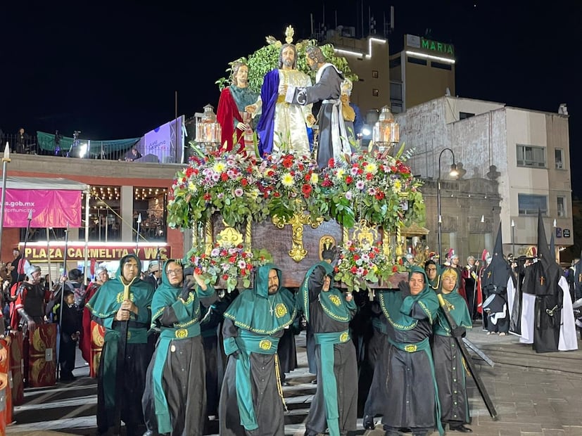 La Procesión del Silencio mostró diversas imágenes emblemáticas de la fe católica