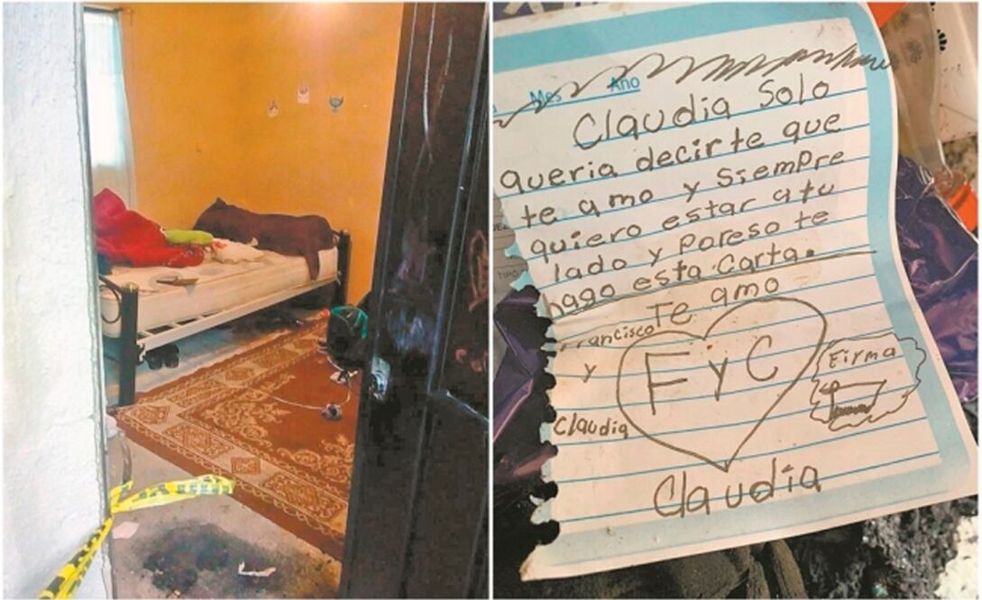 Agentes de la SSC encontraron rastros de sangre sobre el colchón y el piso, así como credenciales y una supuesta carta del presunto homicida