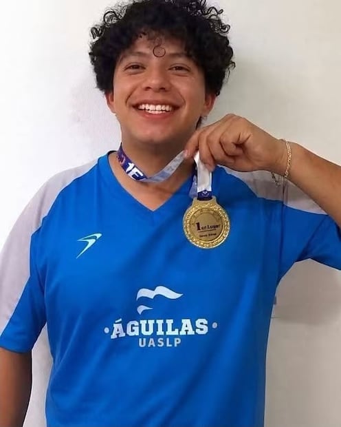 Gabriel Salvador Martínez Flores, estudiante de 21 años de la Universidad Autónoma de San Luis Potosí (UASLP). Foto: Redes Sociales.