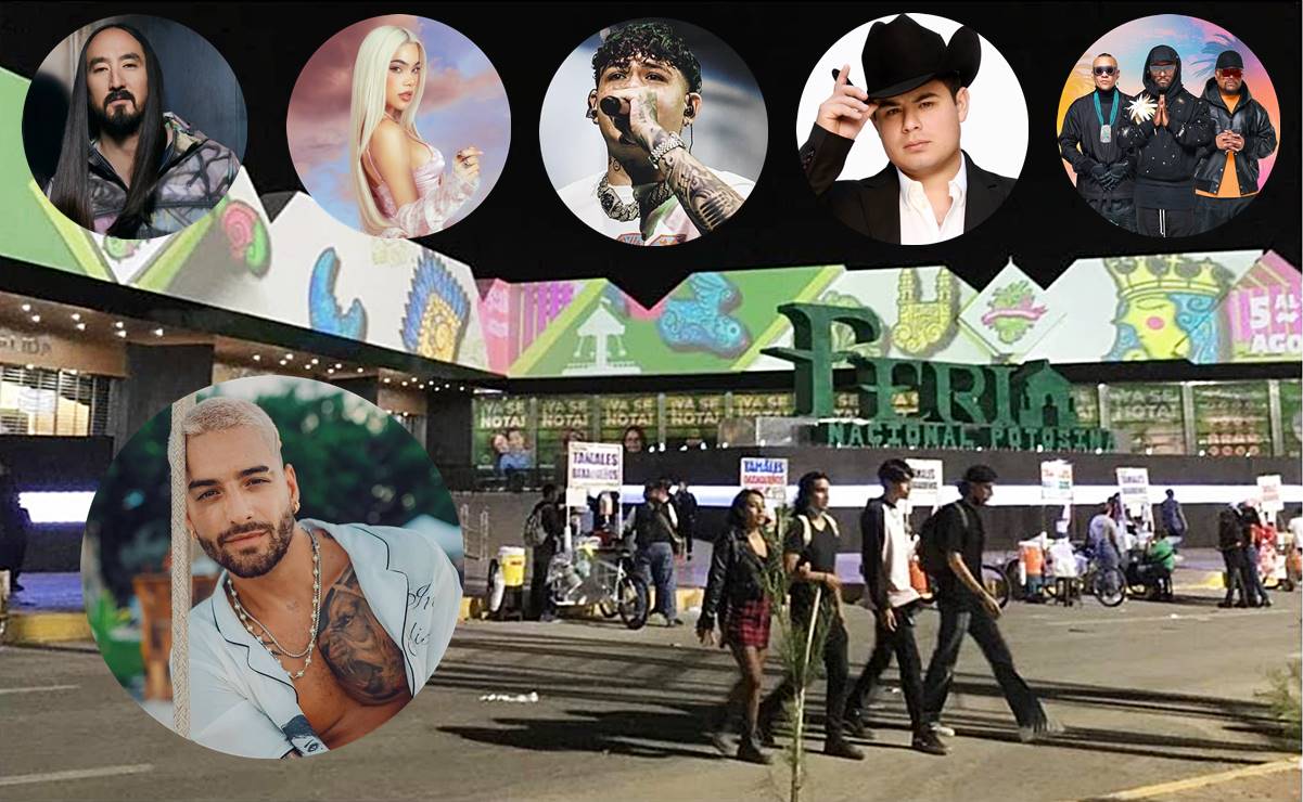 La Feria Nacional Potosina 2024 tendrá un total de 21 conciertos gratuitos. Foto: Especial