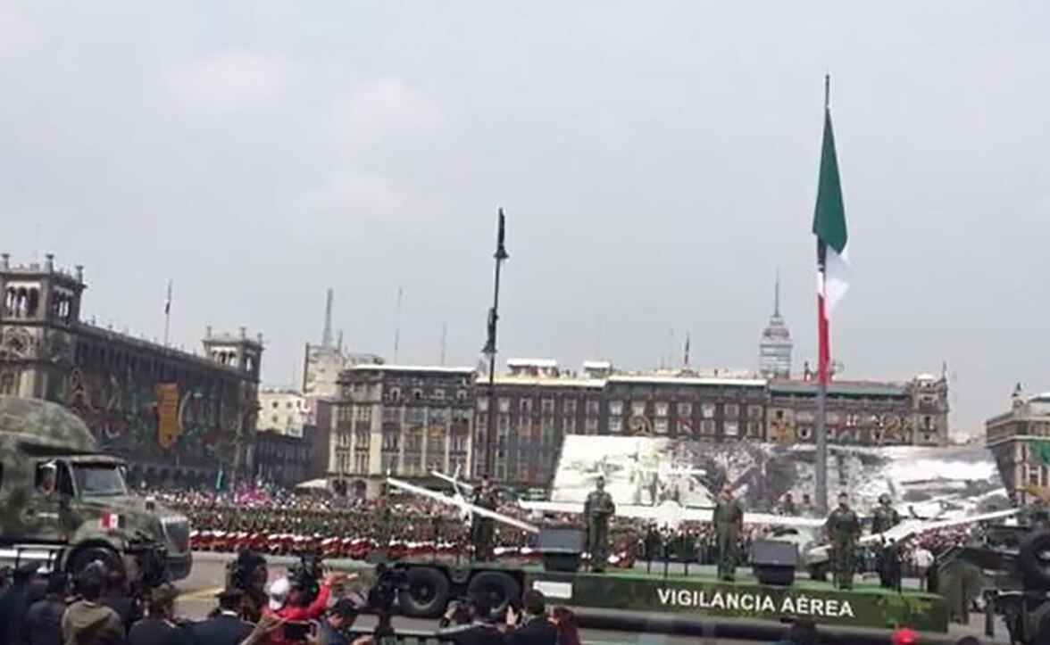 Desfile cívico militar por la Independencia concluye “sin novedad”