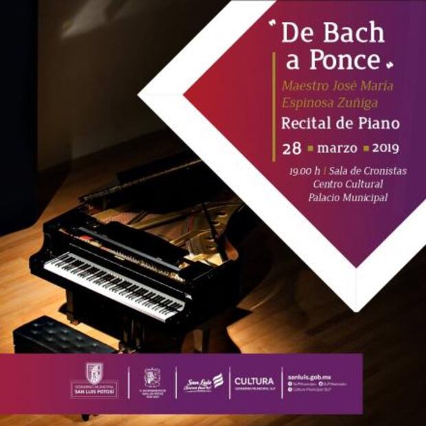 José María Espinosa presentará el recital “De Bach a Ponce”
