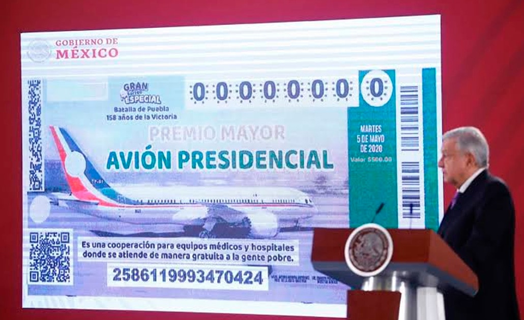 Rifa de avión presidencial, una irresponsabilidad del gobierno federal: Coparmex