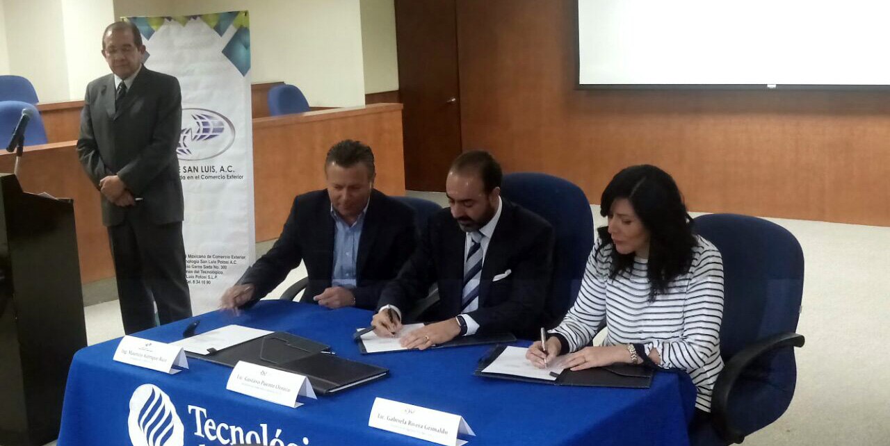 Pro San Luis y COMCE firman convenio de colaboración