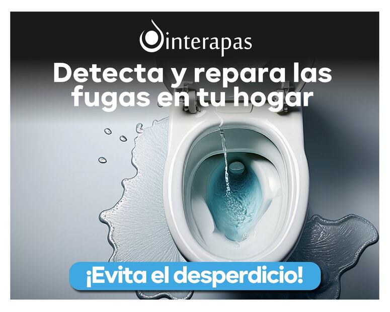 Detecta y repara las fugas de tu hogar. Foto: Interapas