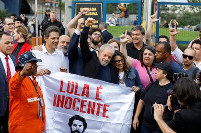 Lula da Silva, libre tras 19 meses en prisión