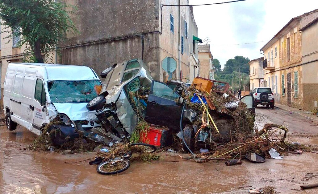 Devastadoras inundaciones dejan 9 muertos en Mallorca