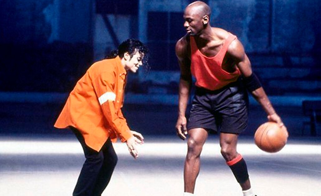 El día que Michael Jackson jugó basquetbol con Jordan