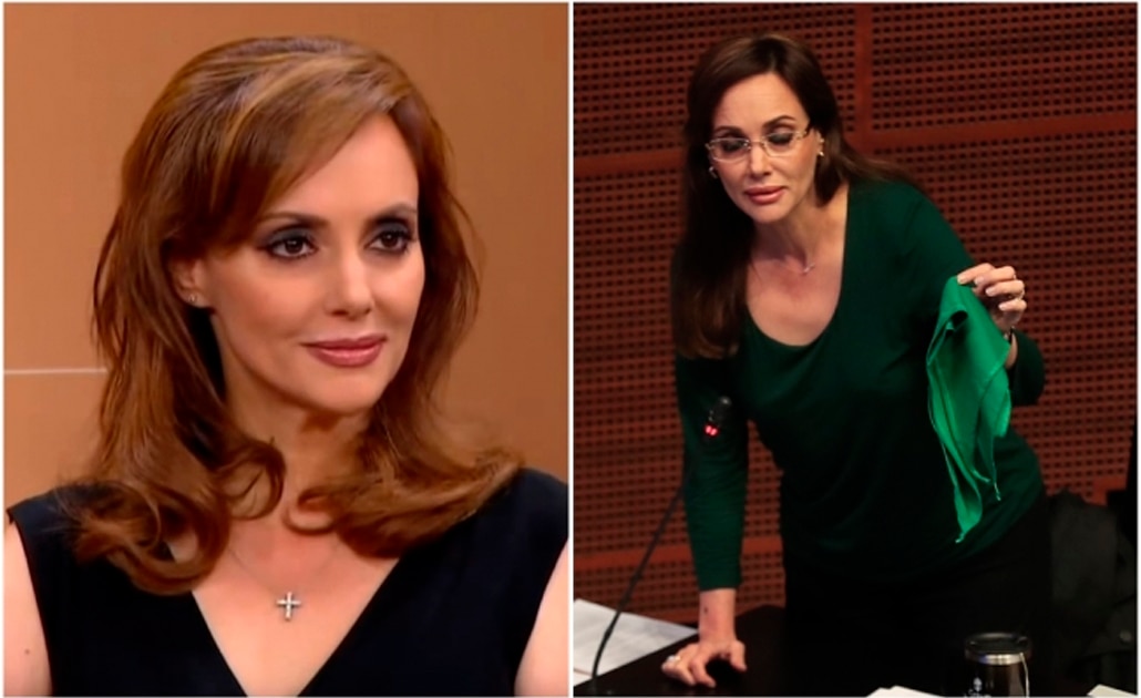 Lilly Téllez: del “trapo verde” en el Senado al “señor presidente”