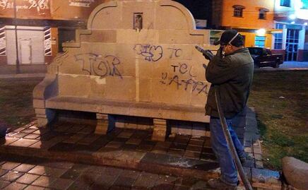 Grafitis opacan la belleza de los edificios del centro histórico de San Luis Potosí