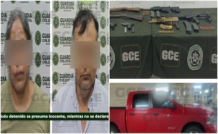 Detienen a Isidro Mejía, exalcalde de Tampamolón, y a su esposa; Guardia Civil de SLP les decomisa arsenal