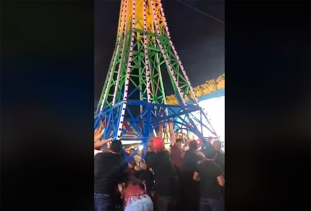 Fake news. Ningún juego mecánico de FENAPO 2019 se desplomó