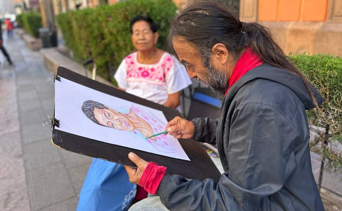 Jaime Limón, el artista urbano que enamora a transeúntes con sus trazos; "una potosina lo atrapó", dice