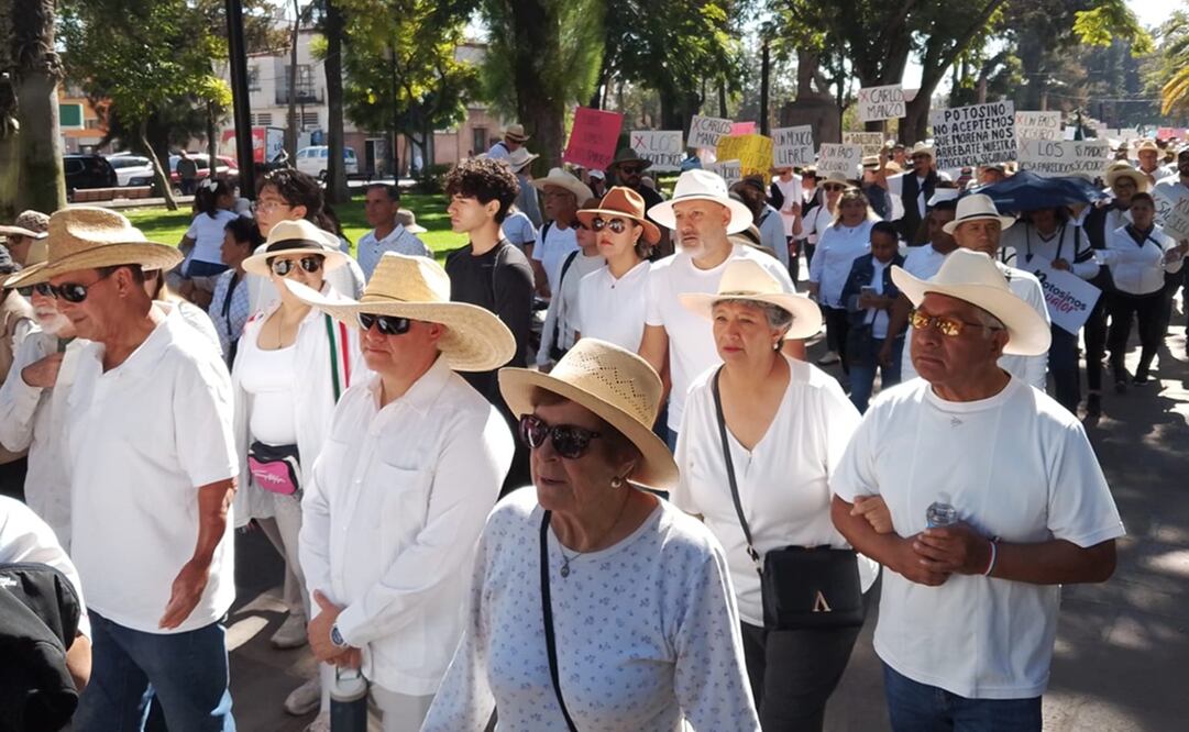 Marcha Generación Z en SLP. Foto: Especial