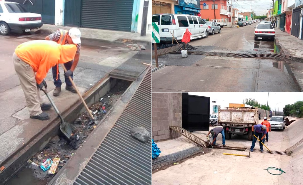 Retiran 24 toneladas de basura de alcantarillado en la capital potosina