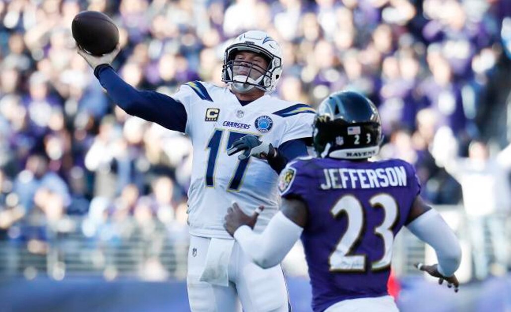 Chargers derrota a Ravens y avanzan a la ronda divisional
