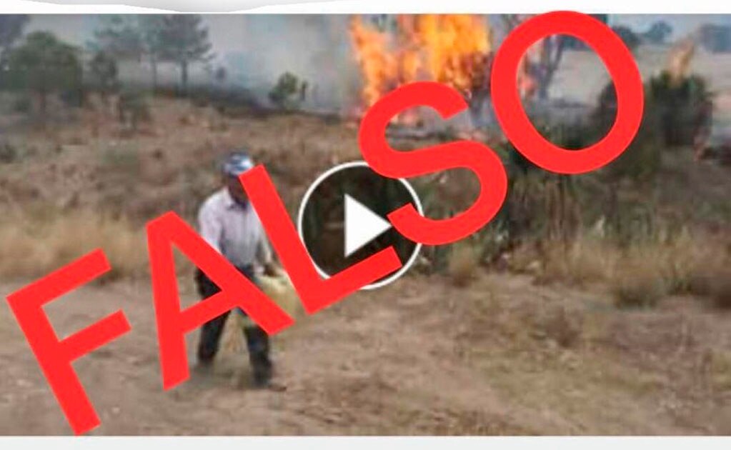 Desmienten que vídeo viral esté relacionado con incendio en Sierra de San Miguelito