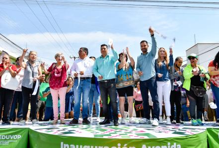 Entrega Gallardo rehabilitación de avenida Vasco de Quiroga en SLP; "avanza la transformación", sostiene