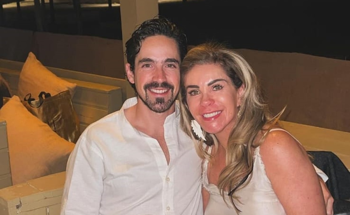 Rocío Sánchez Azuara junto a su hijo menor José Luis. Fotos: Redes sociales