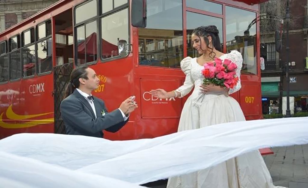 Después de la "boda" se hará un recorrido del Tranvía de Leyendas por el Centro Histórico. Foto: Cortesía Promocity Tours