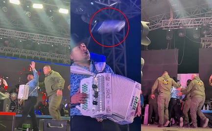 Caos en la Feria de Moctezuma: botellazos obligan a “Los Dos de Tamaulipas” a detener concierto