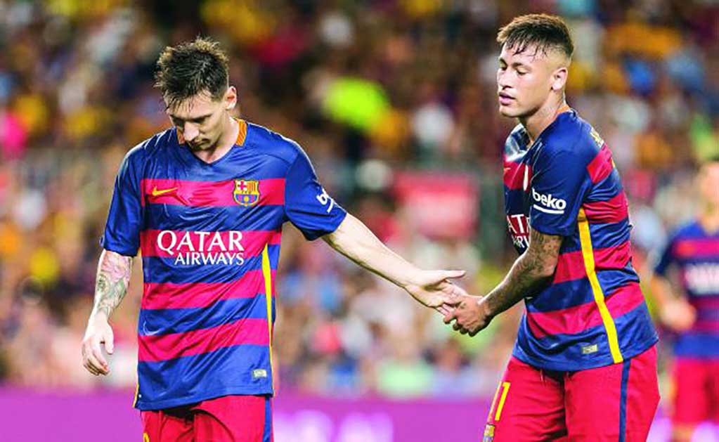 Sería terrible ver a Neymar en el Real Madrid: Messi