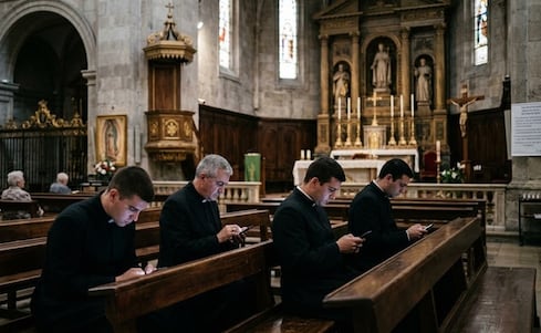 Arzobispado de SLP pide se regule uso de dispositivos electrónicos; "hasta en misa están en el celular"