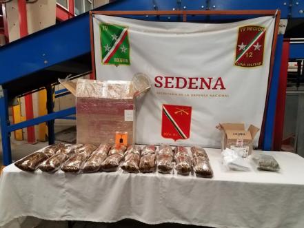 Detiene Sedena a sujeto con casi un millón de pesos en droga en SLP