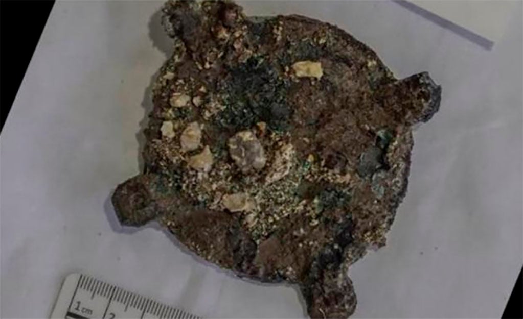 Hallan en el Mar Egeo pieza que faltaba al Mecanismo Anticitera
