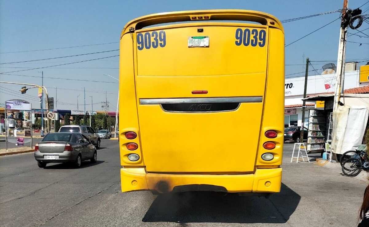 Usuarios de transporte público denuncian que conductor de Ruta 20 arrolló a un ciclista en avenida México. Foto: Cortesía
