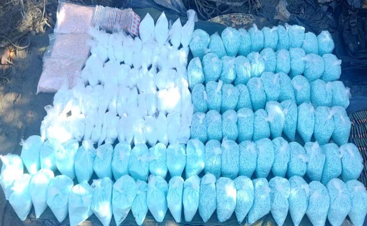 Aseguramiento pastillas fentanilo. Foto: X @OHarfuch