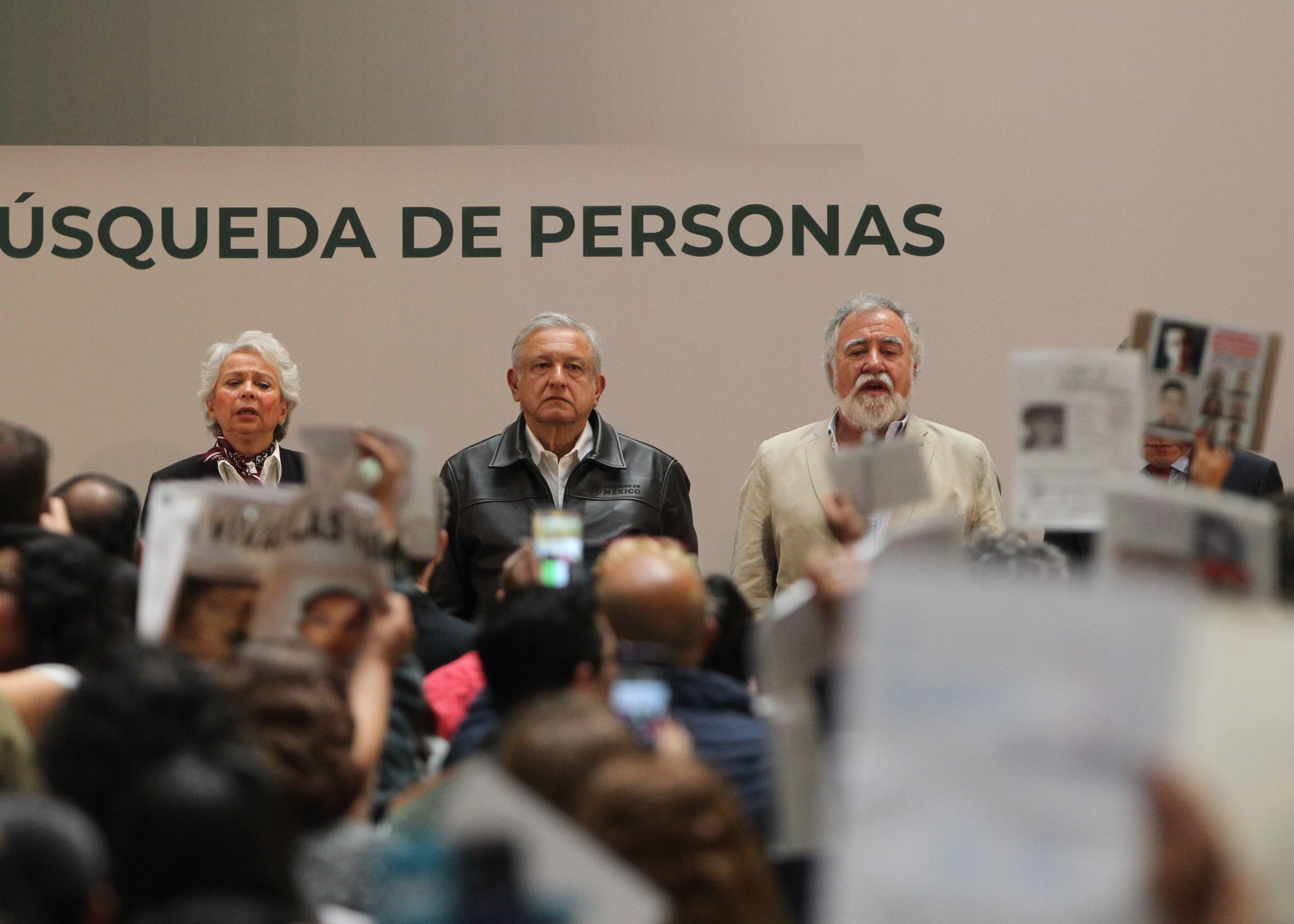 Administración pasada simuló búsqueda de desaparecidos: Encinas