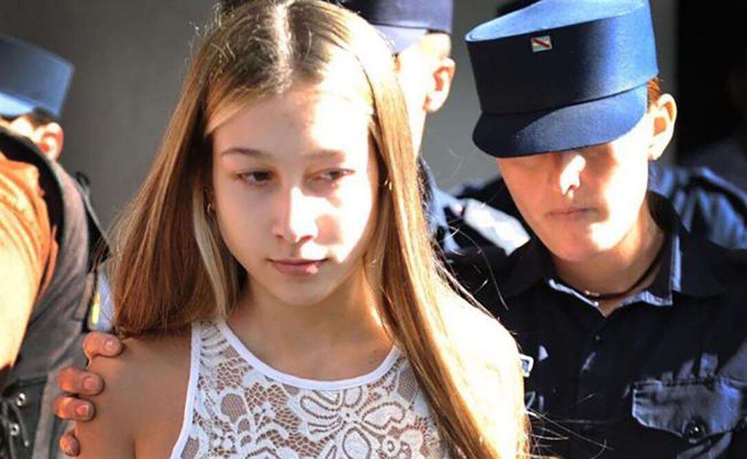 Nahir Galarza, joven de 20 años acusada de matar a su pareja, Fernando Pastorizzo en Paraná, Argentina. (Foto: La Nación Argentina)