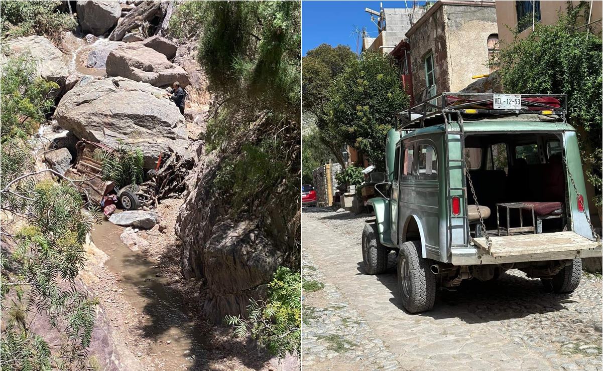 VIDEO. “Es una experiencia de terror”, turistas advierten de paseos por barrancos de Real de Catorce, tras accidente