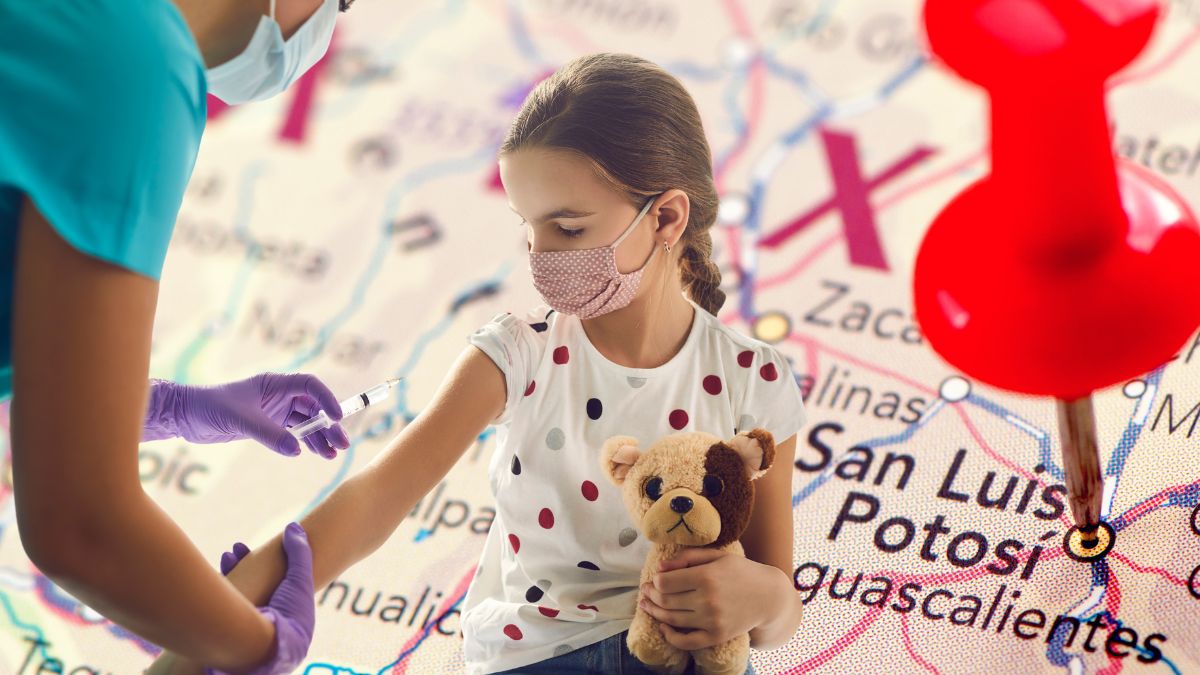 Vacunación Covid-19 para niños en SLP. Sedes de campaña pediátrica