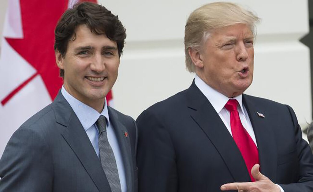 Trump admite que mintió a Trudeau sobre déficit comercial de EU con Canadá