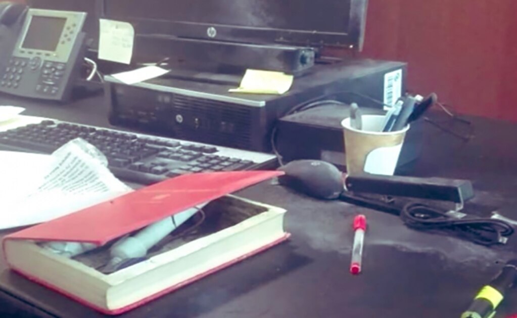 Atentado con libro bomba en oficina de la senadora Citlalli Hernández