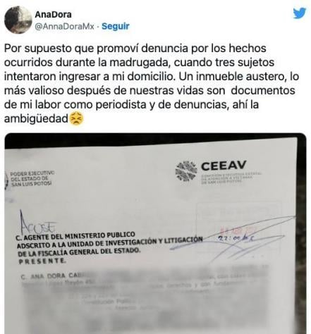 Ana Dora Cabrera. Lo que sabemos del caso de la periodista que pidió ayuda en conferencia de AMLO