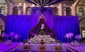 Instalan Altar de Dolores en Palacio de Gobierno de SLP; esencia de tradición y simbolismo de Semana Santa