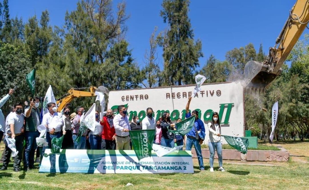 Inicia modernización del parque Tangamanga Dos; tendrá campo de golf y 30 canchas de futbol. Foto: Especial