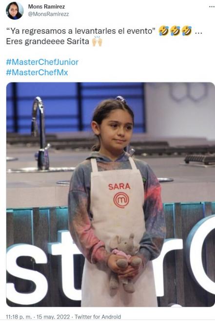 Masterchef Junior. Zoe, la pequeña potosina de 8 años que fue eliminada esta semana