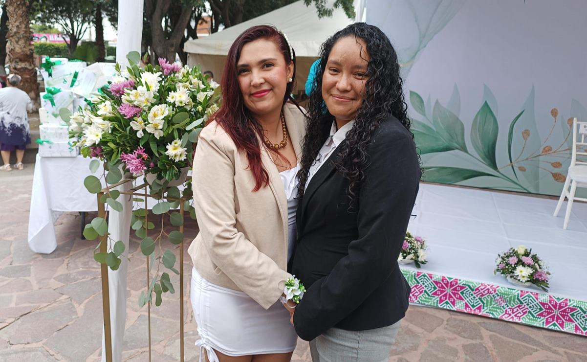 Guadalupe y Brenda se dan el “sí” el 14 de febrero en bodas colectivas de SLP