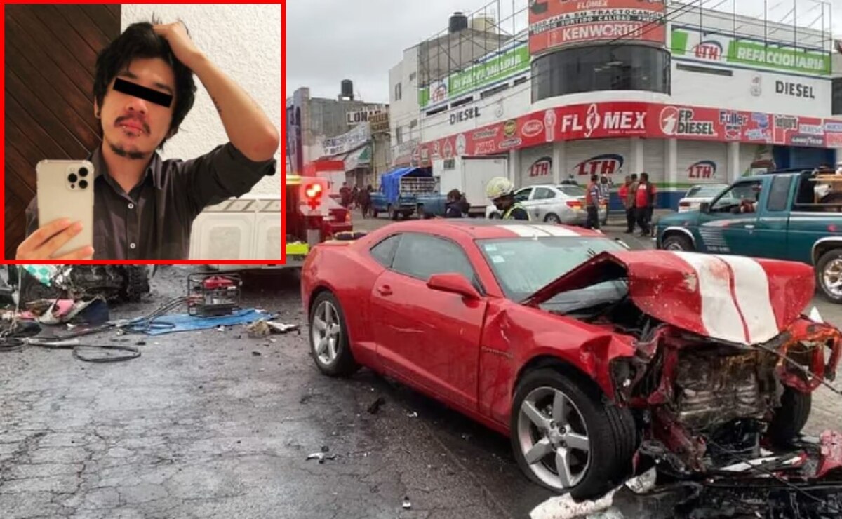 Arrestan a youtuber por la muerte de seis personas tras provocar un fuerte choque con su Camaro